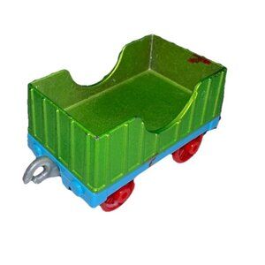 Thomas the Train Cargo Car Pull Along Diecast Trackmaster Green 2020